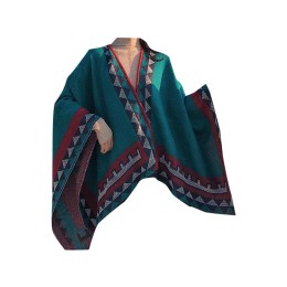 SKSL016 製造保暖斗篷圍巾  個人設計幾何圖案斗篷披肩兩用圍巾 斗篷圍巾生產商  披肩式圍巾 SKSL016 製造保暖斗篷圍巾  個人設計幾何圖案斗篷披肩兩用圍巾 斗篷圍巾生產商  披肩式圍巾